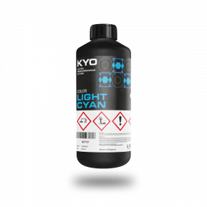 LIPLA KYO Light Cyan 1 liter - UV/LED curable inkjet ink for Kyocera KJ4 equipped digital printers