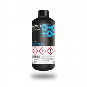 LIPLA KYO Cyan 1 liter - UV/LED curable inkjet ink for Kyocera KJ4 equipped digital printers