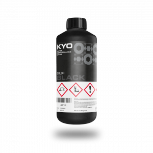 LIPLA KYO Black 1 liter - UV/LED curable inkjet ink for Kyocera KJ4 equipped digital printers